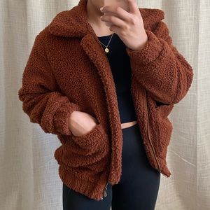 Rust Sherpa Jacket